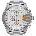 Diesel Diesel Mega Chief DZ4328   DZ4328  кварцевые мужские часы   циферблат, браслет нержавеющая сталь — вид спереди